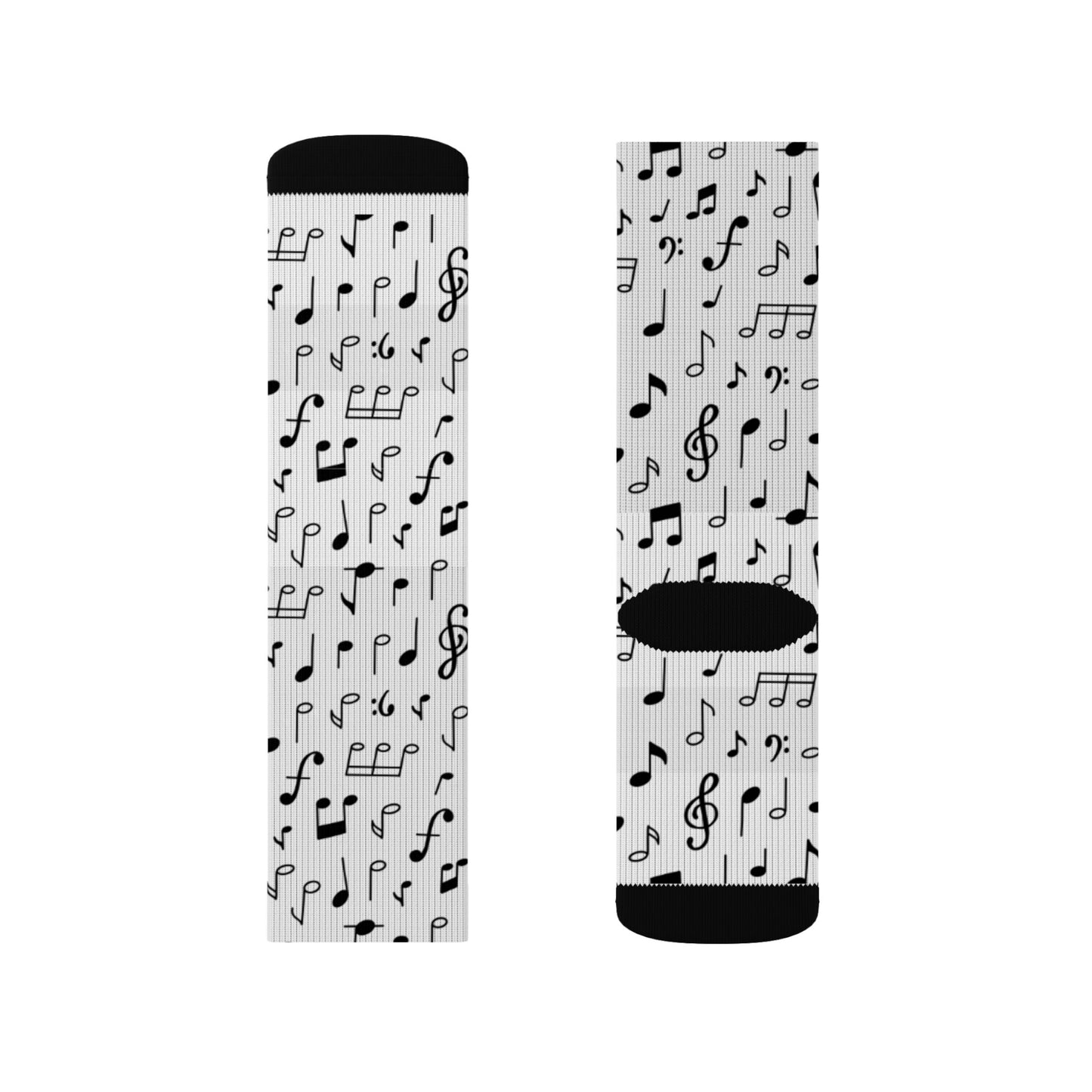Gray Pixel Pattern Sublimation Socks — Textured Crew Socks