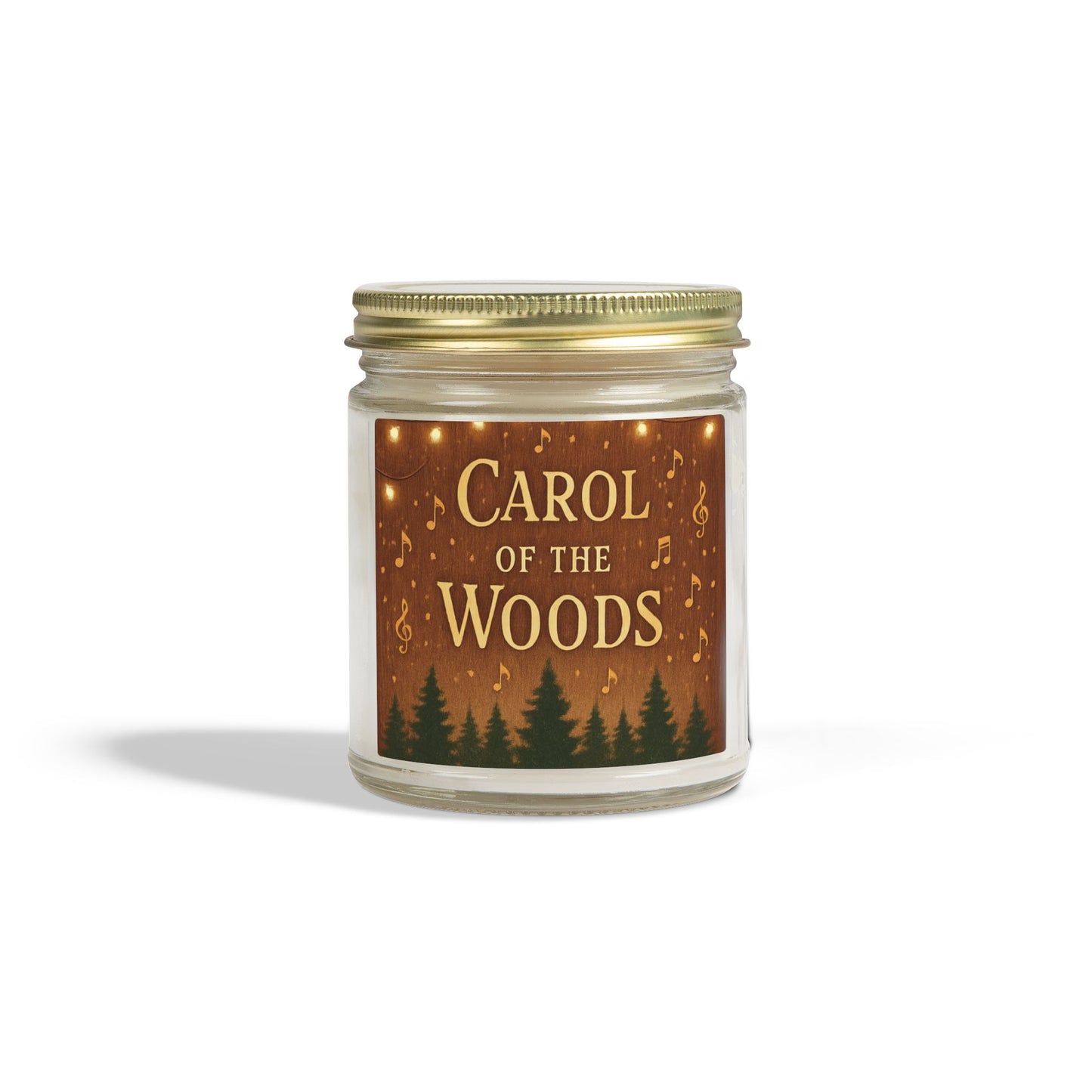 "Carol of the Woods" - Beechwood Scented Candle — Coconut Apricot Wax (4oz & 9oz)