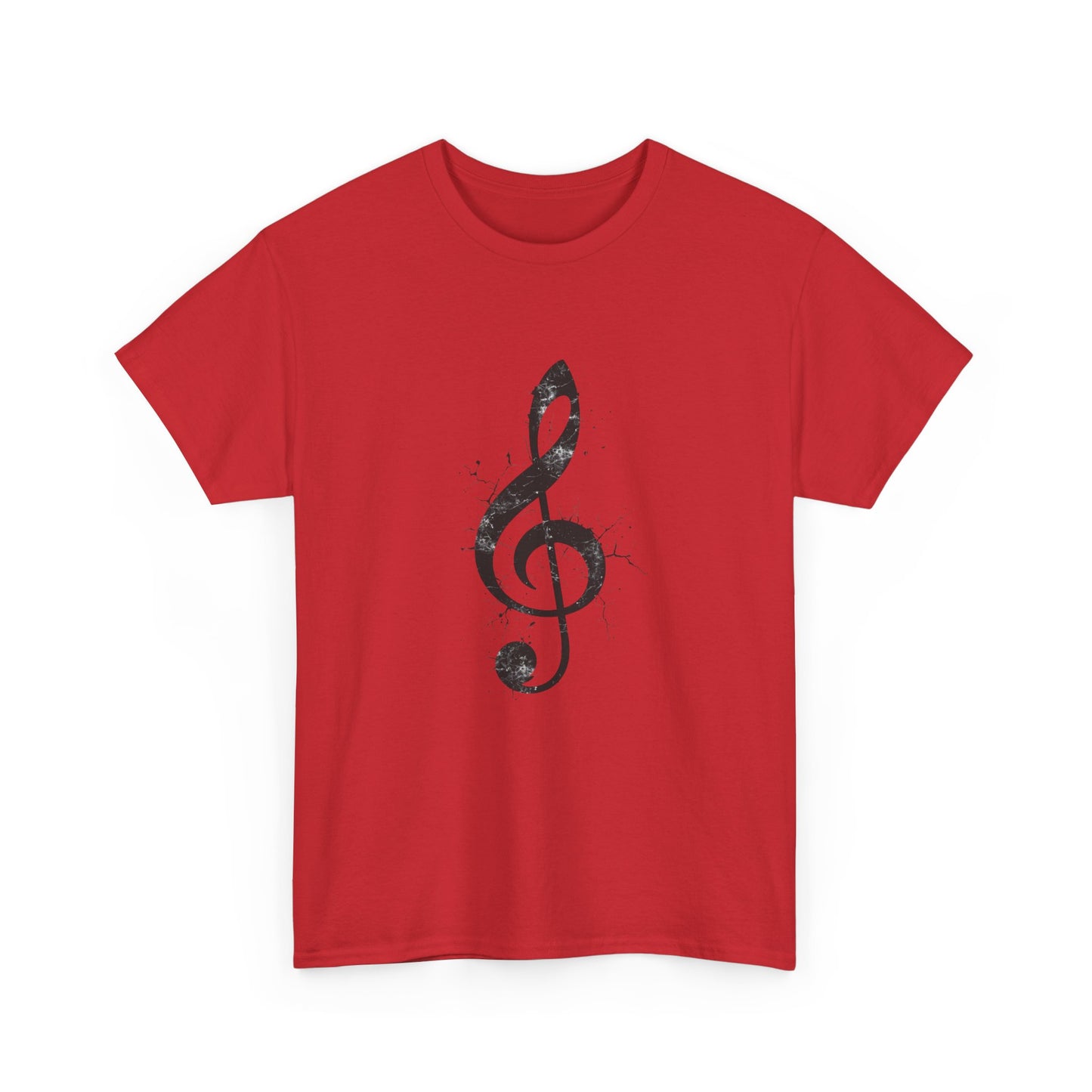 Treble Clef Music T-Shirt — Vintage Ink Note Tee for Musicians
