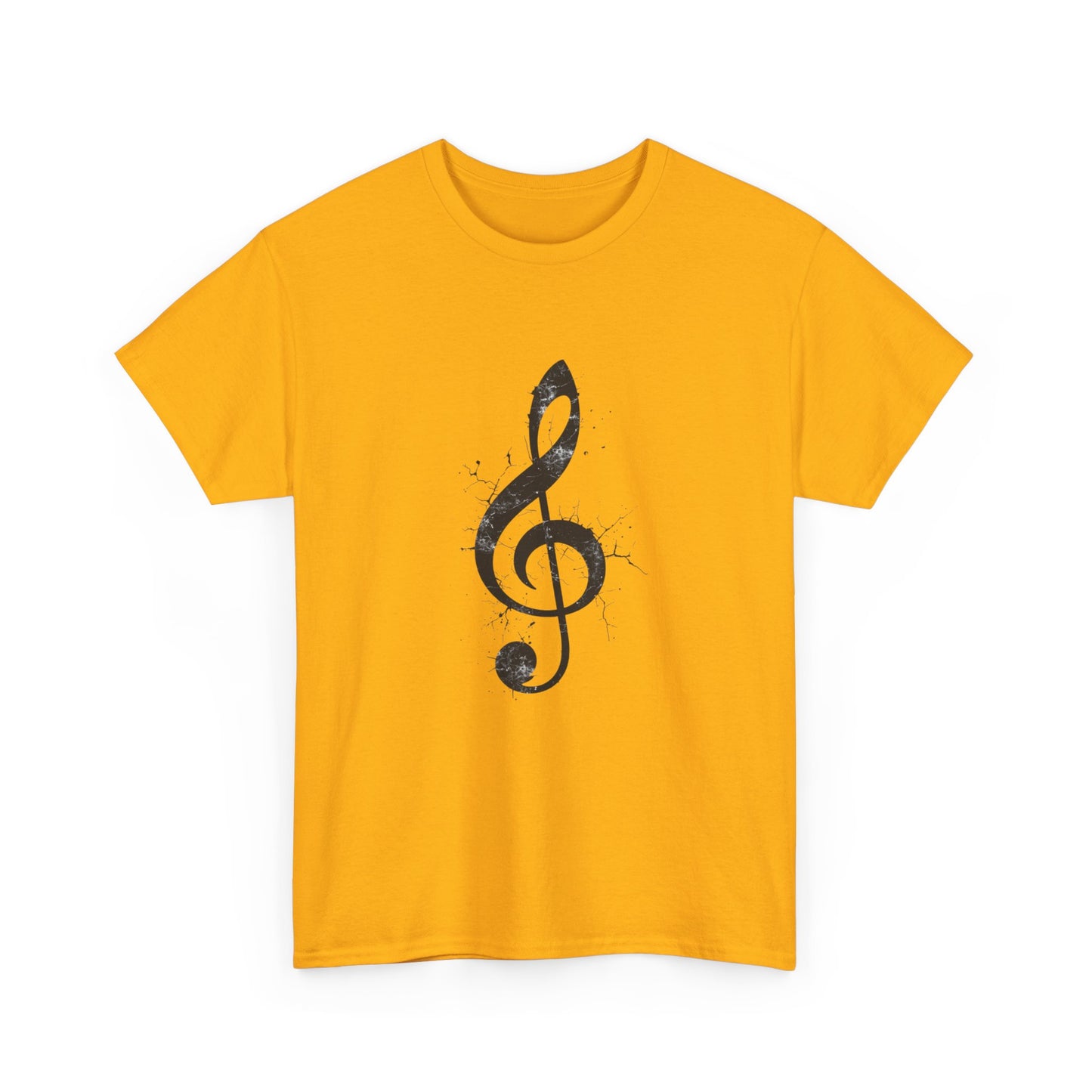 Treble Clef Music T-Shirt — Vintage Ink Note Tee for Musicians