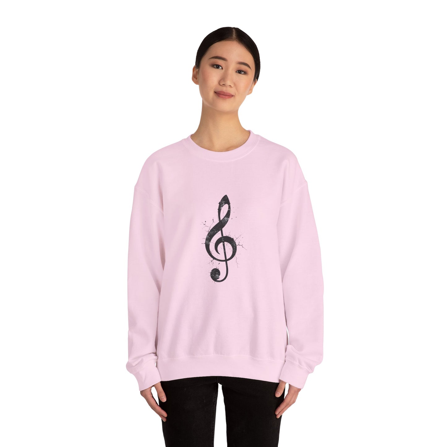 Music Lover Treble Clef Crewneck Sweatshirt