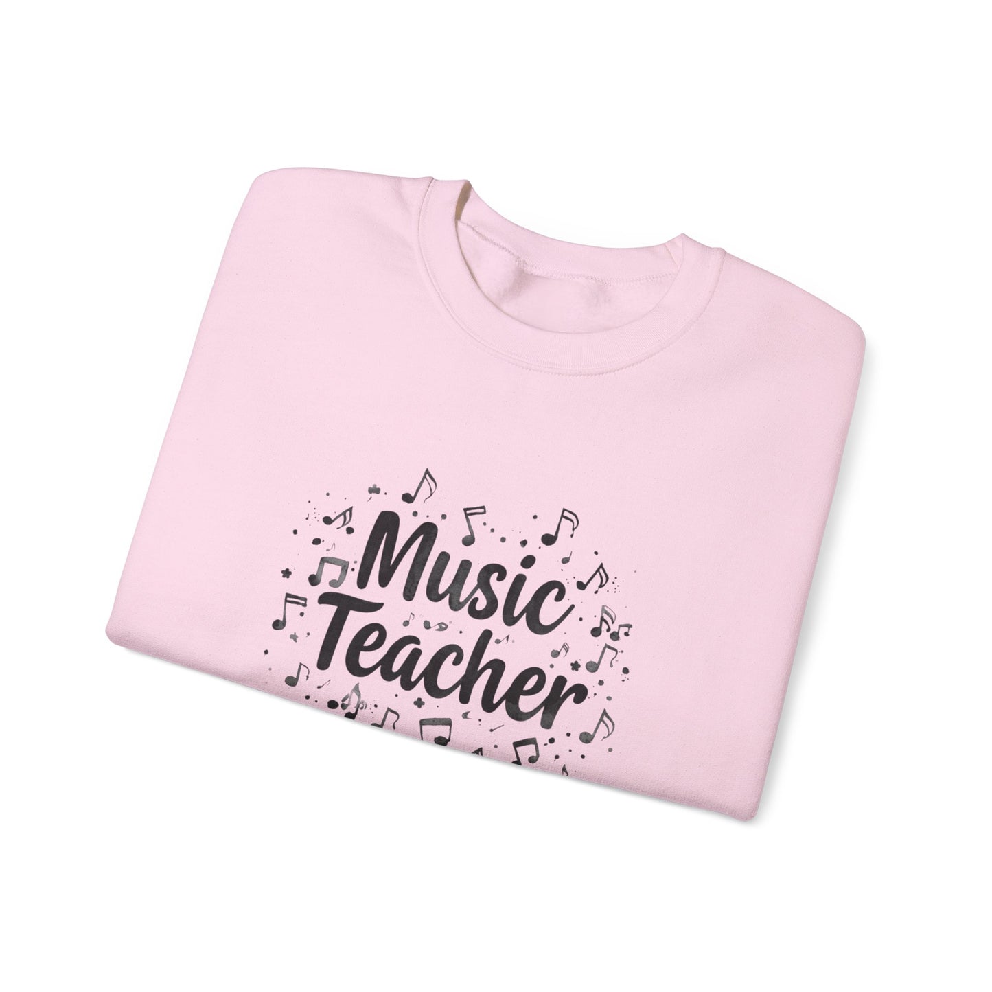 Music Teacher Sweatshirt — Musical Notes Crewneck for Educators