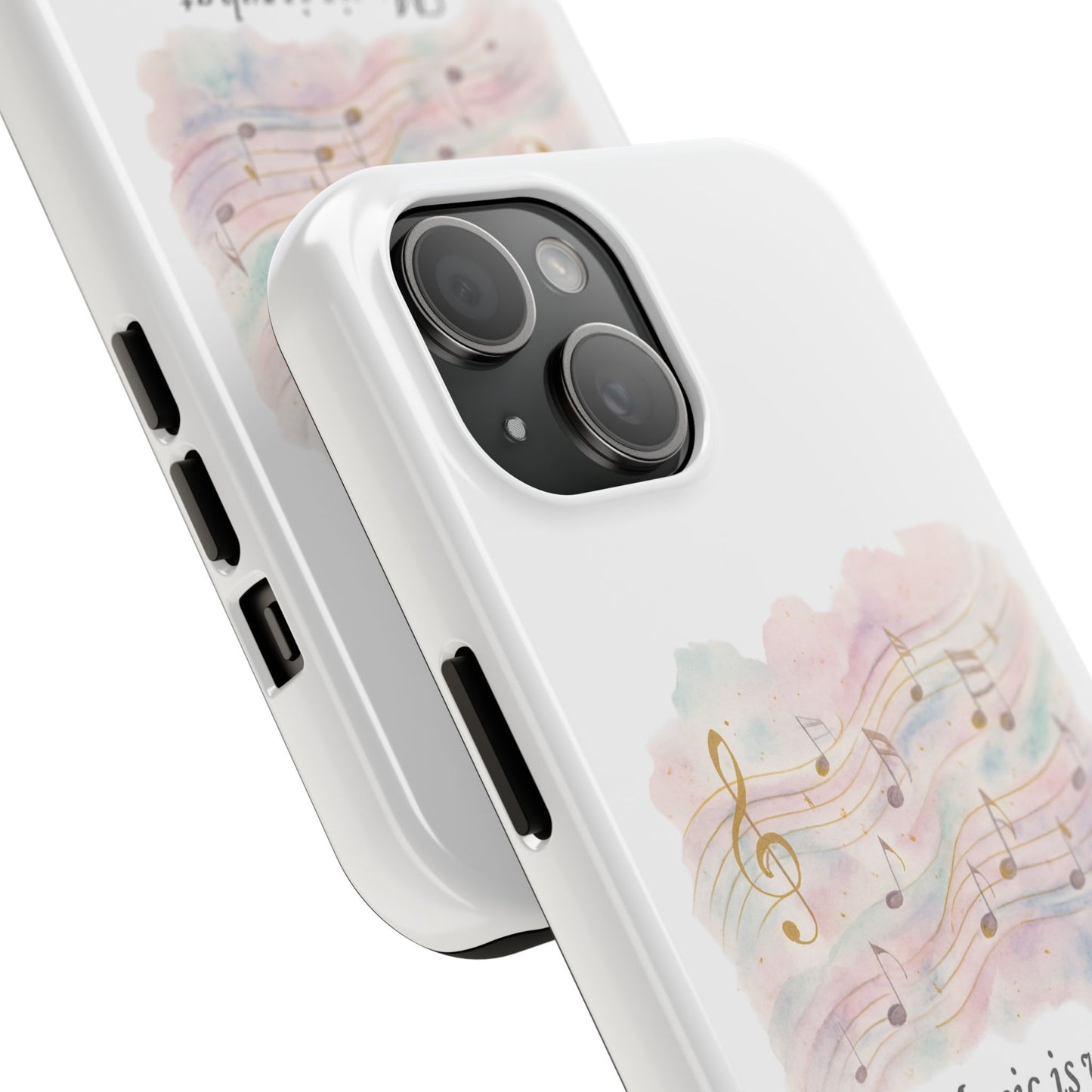 Music Quote Tough Phone Case — "Music is what feelings sound like"