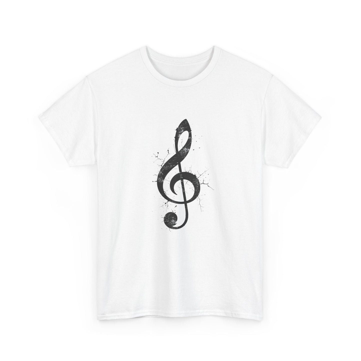 Treble Clef Music T-Shirt — Vintage Ink Note Tee for Musicians