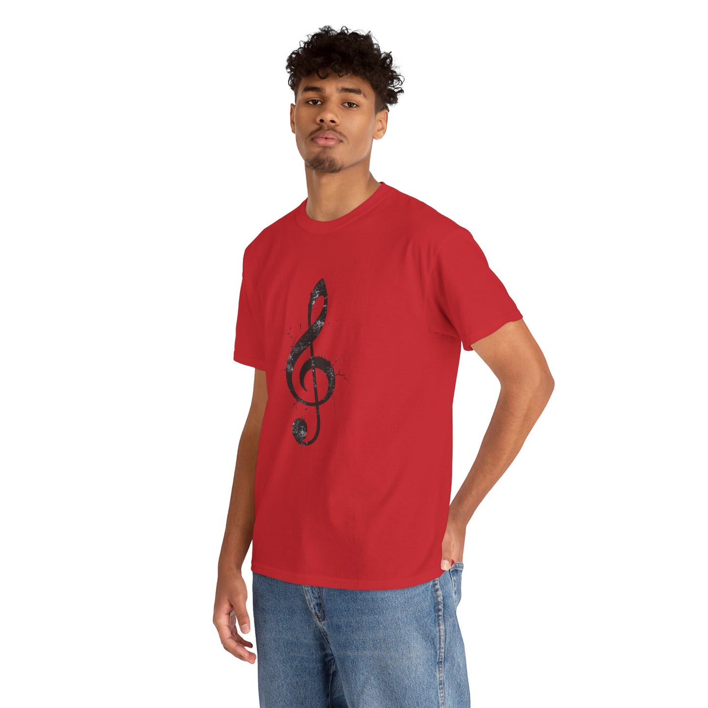 Treble Clef Music T-Shirt — Vintage Ink Note Tee for Musicians
