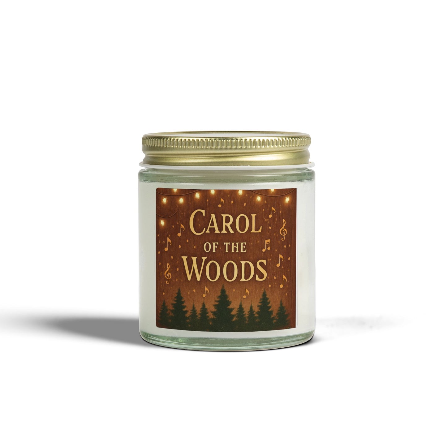 "Carol of the Woods" - Beechwood Scented Candle — Coconut Apricot Wax (4oz & 9oz)