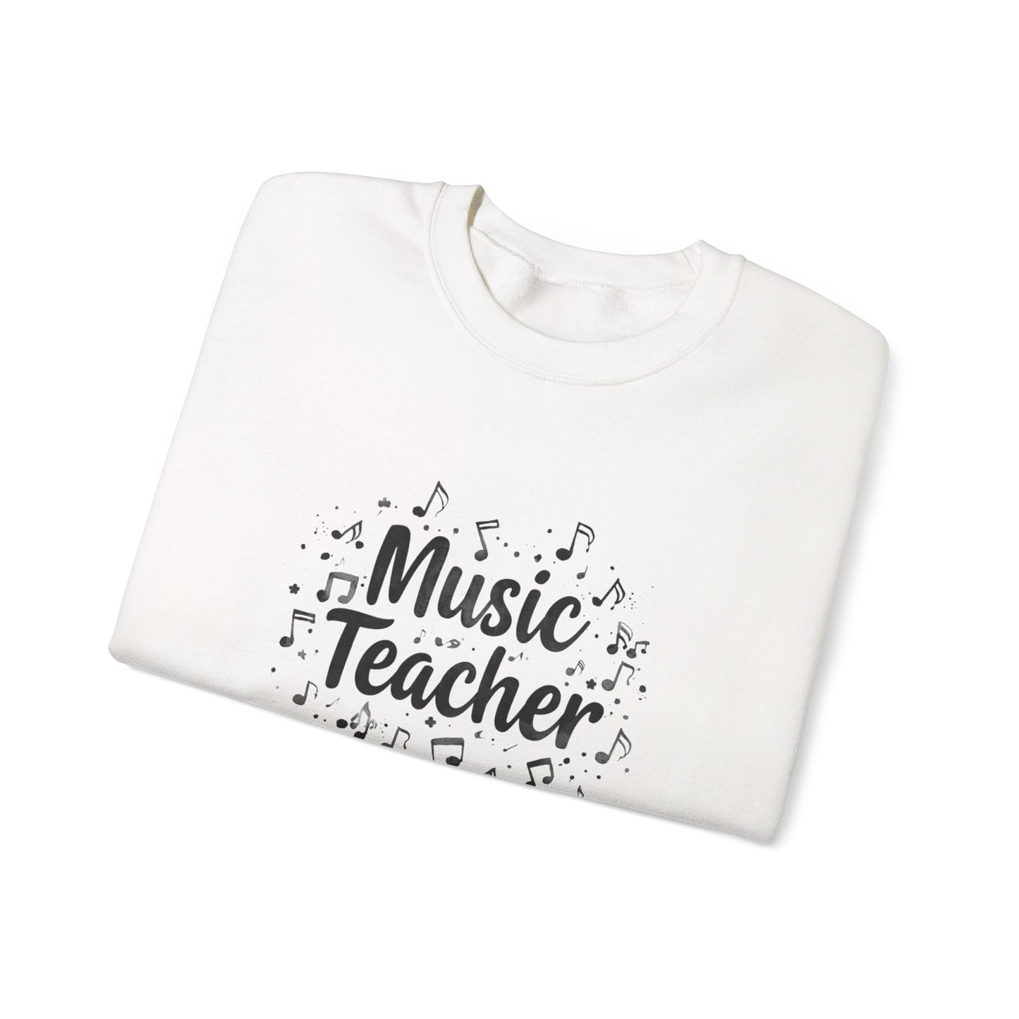 Music Teacher Sweatshirt — Musical Notes Crewneck for Educators