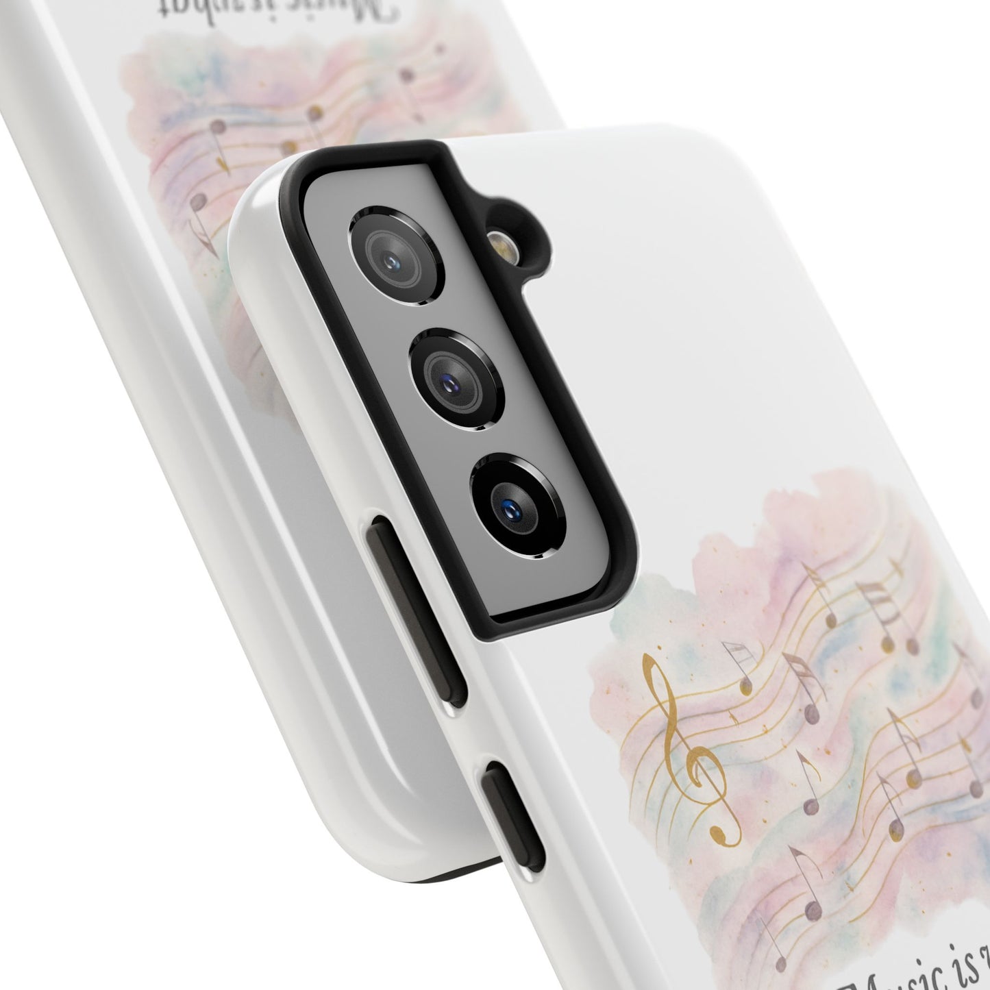 Music Quote Tough Phone Case — "Music is what feelings sound like"