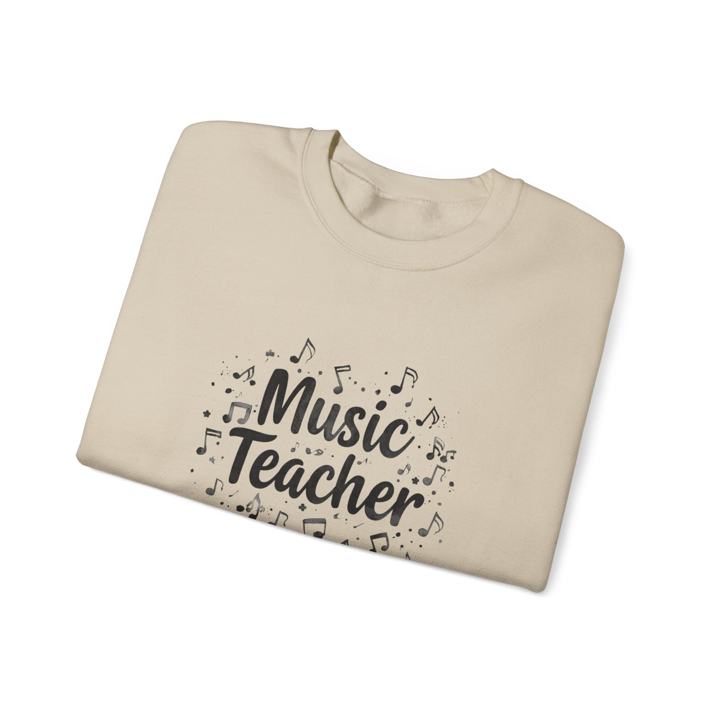 Music Teacher Sweatshirt — Musical Notes Crewneck for Educators