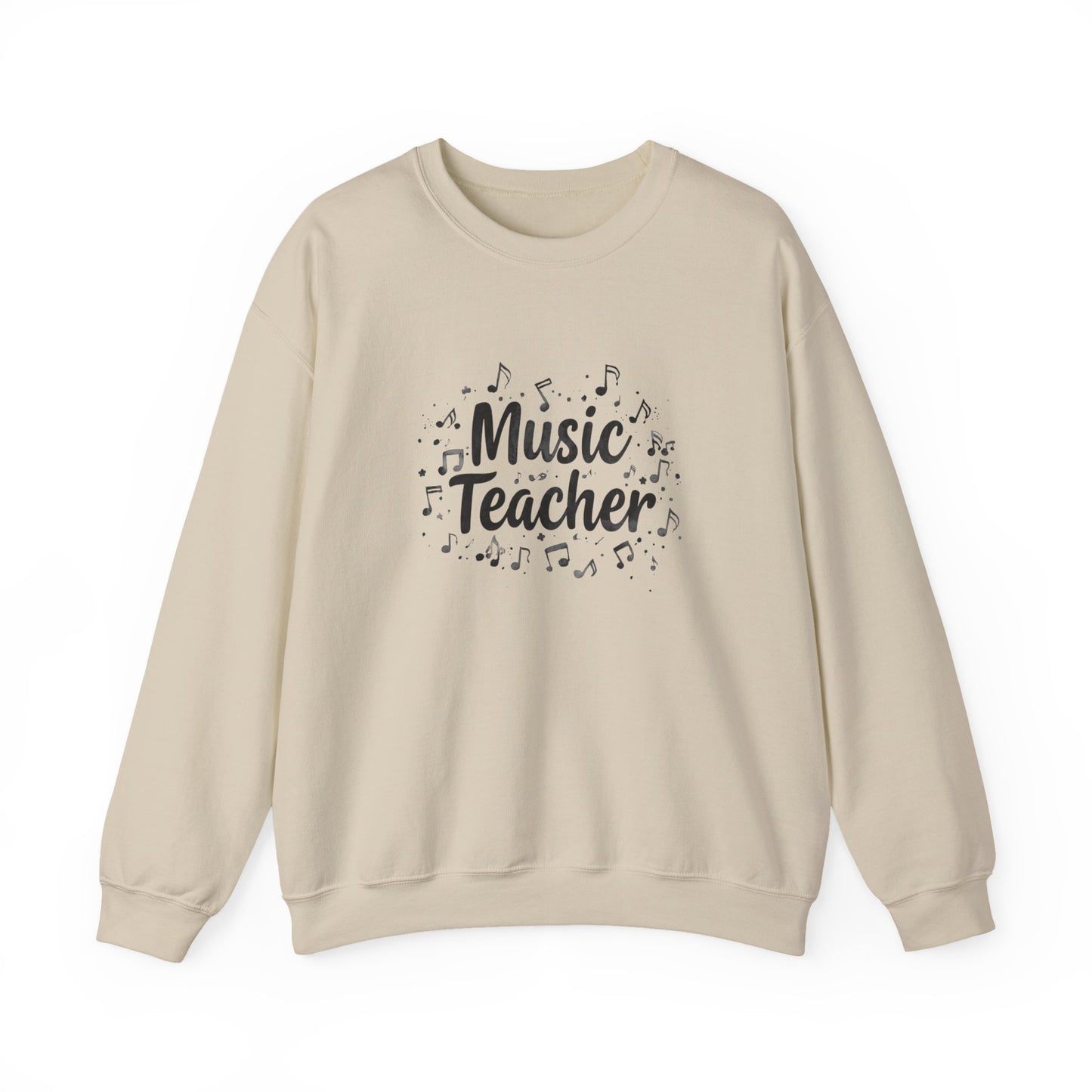 Music Teacher Sweatshirt — Musical Notes Crewneck for Educators