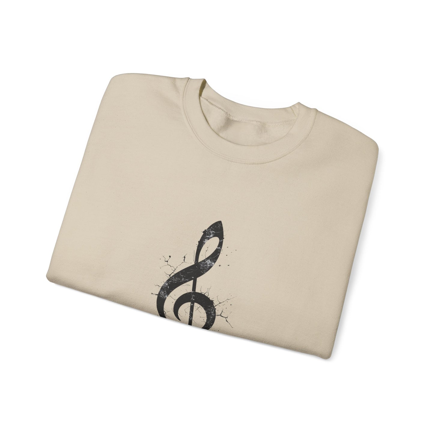 Music Lover Treble Clef Crewneck Sweatshirt