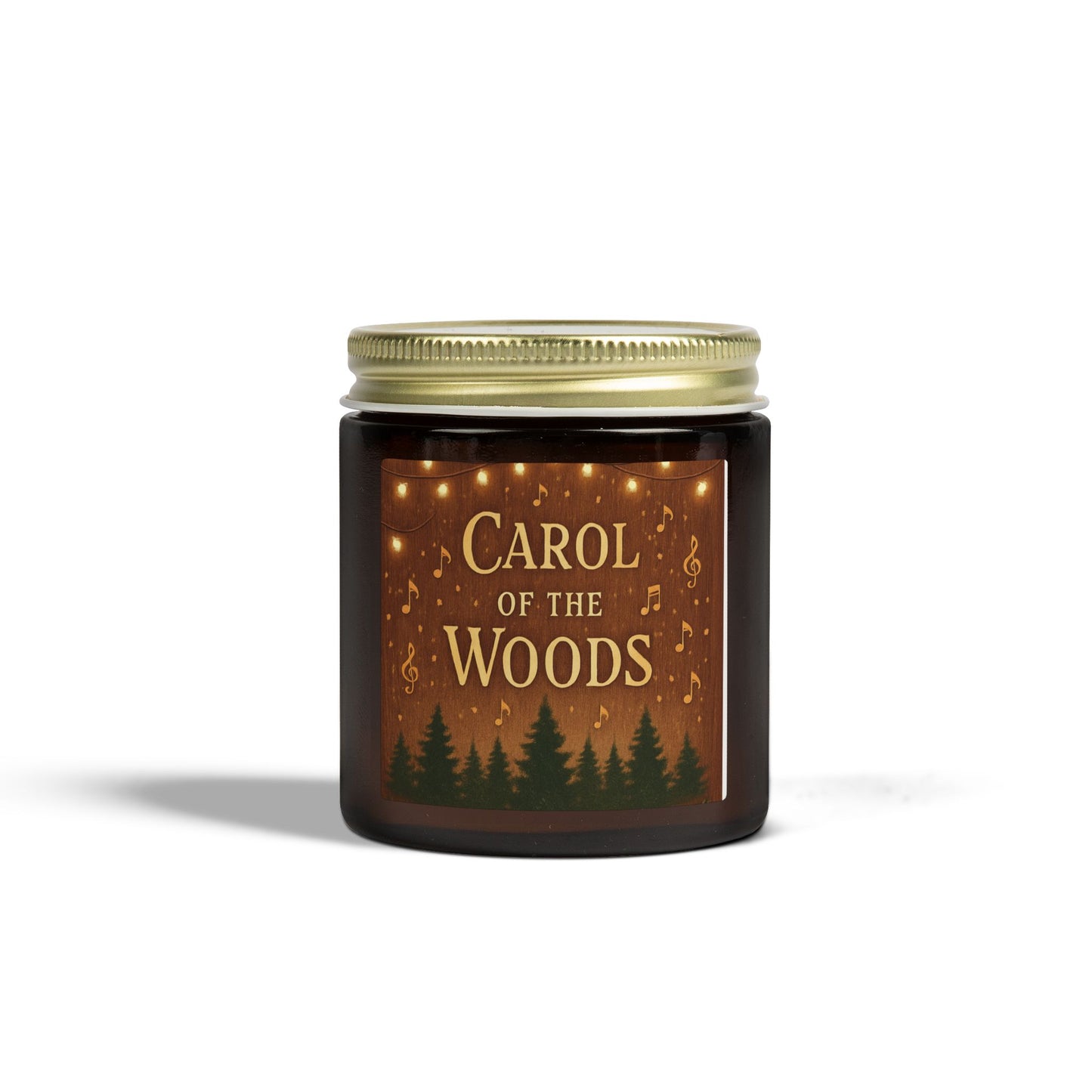 "Carol of the Woods" - Beechwood Scented Candle — Coconut Apricot Wax (4oz & 9oz)