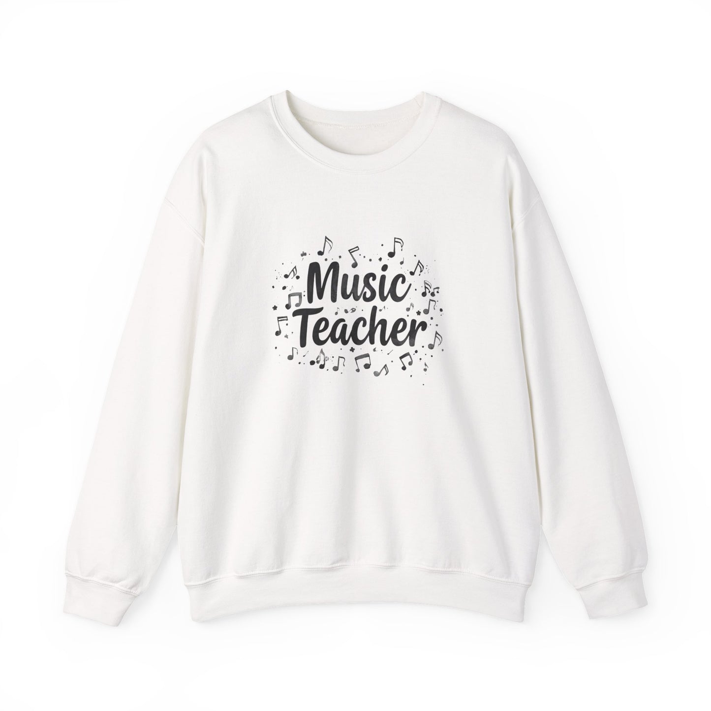 Music Teacher Sweatshirt — Musical Notes Crewneck for Educators