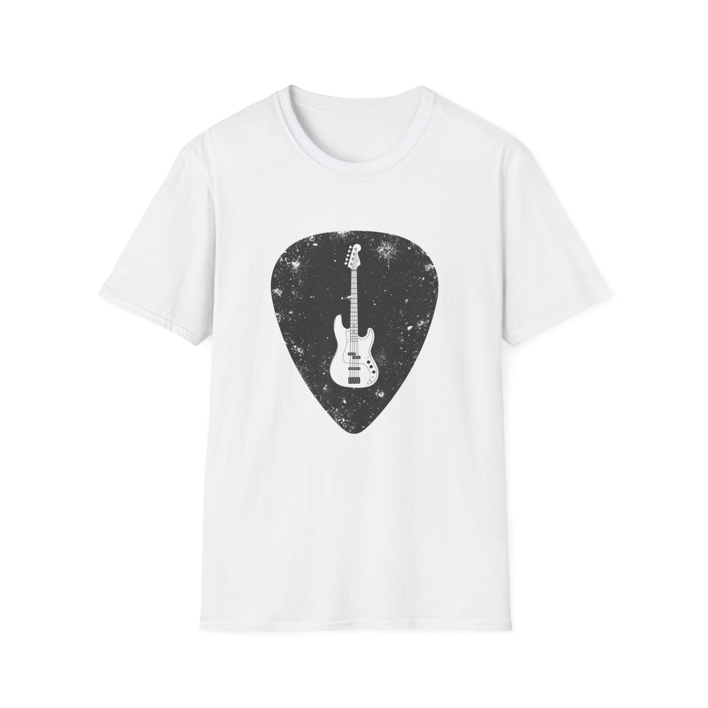 Guitar Pick Tee — Vintage Electric Guitar Graphic T-Shirt
