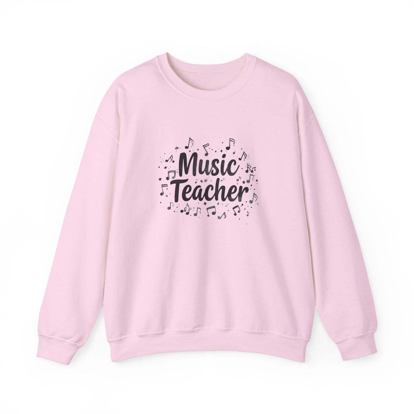 Music Teacher Sweatshirt — Musical Notes Crewneck for Educators