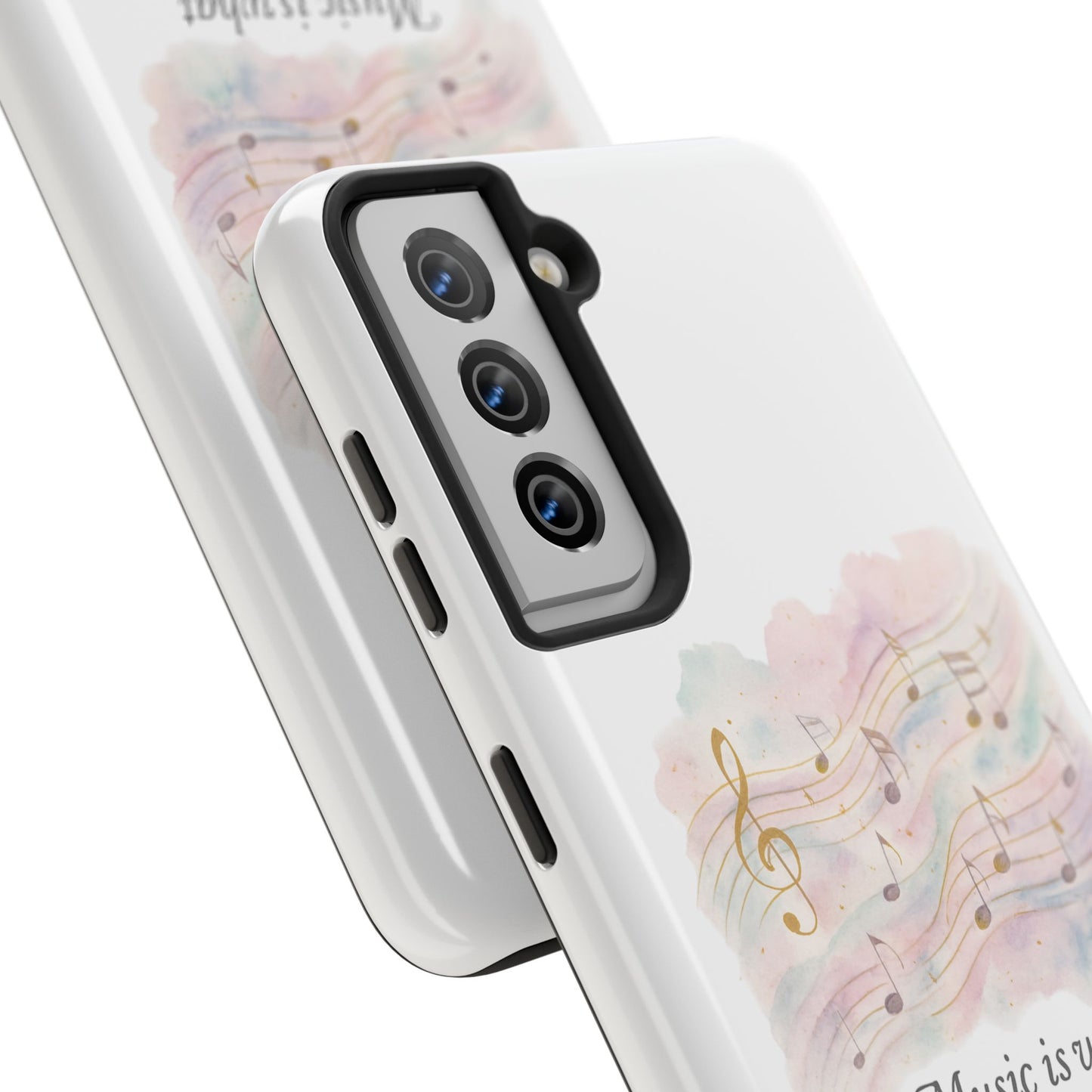 Music Quote Tough Phone Case — "Music is what feelings sound like"