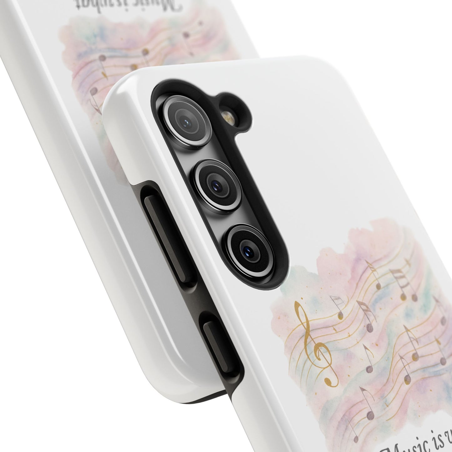 Music Quote Tough Phone Case — "Music is what feelings sound like"