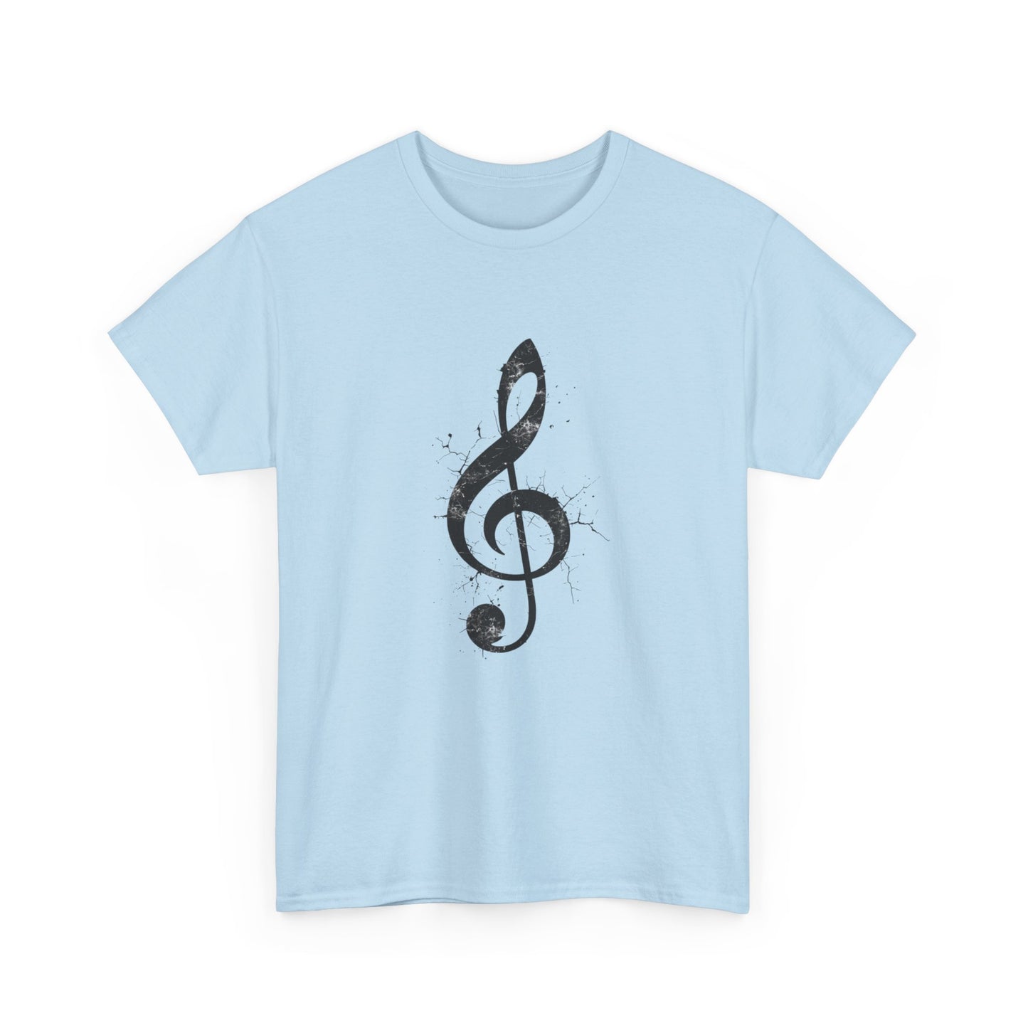 Treble Clef Music T-Shirt — Vintage Ink Note Tee for Musicians