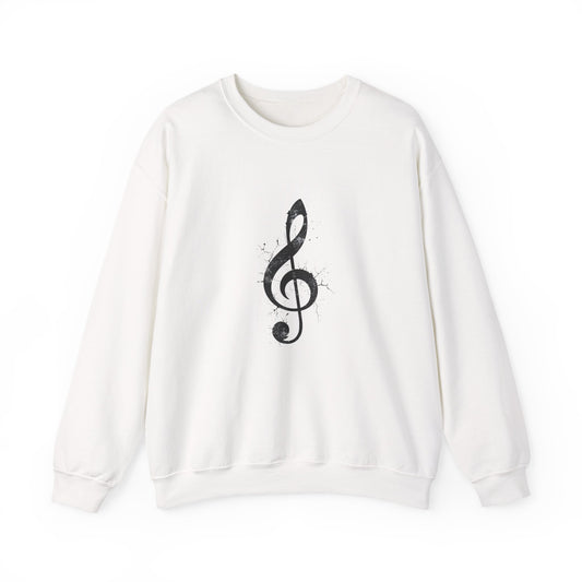 Music Lover Treble Clef Crewneck Sweatshirt