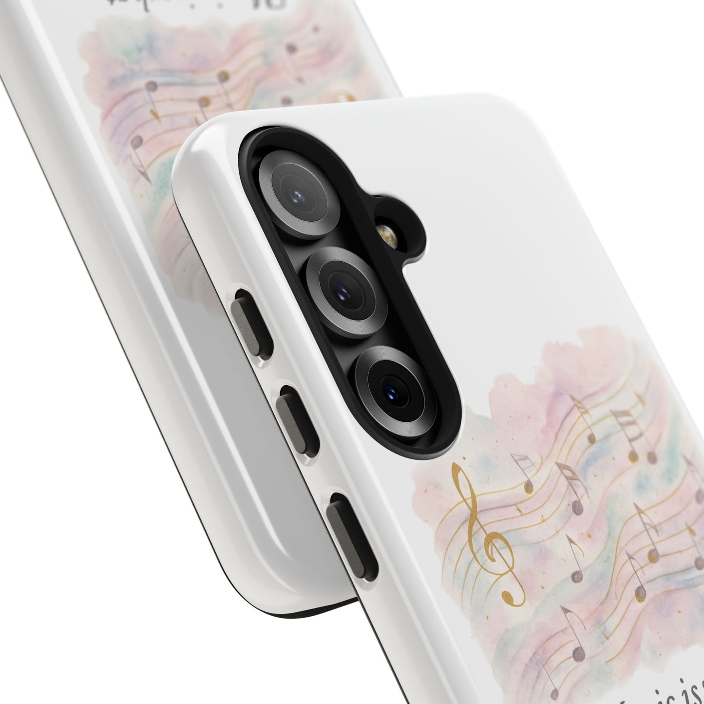 Music Quote Tough Phone Case — "Music is what feelings sound like"