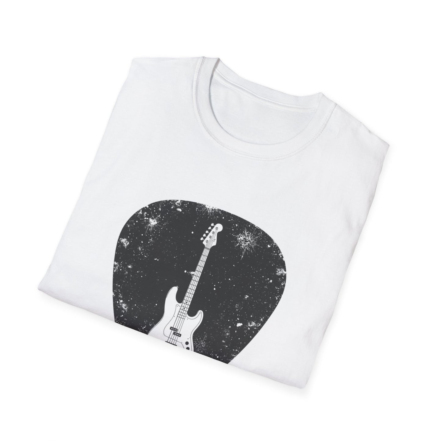 Guitar Pick Tee — Vintage Electric Guitar Graphic T-Shirt