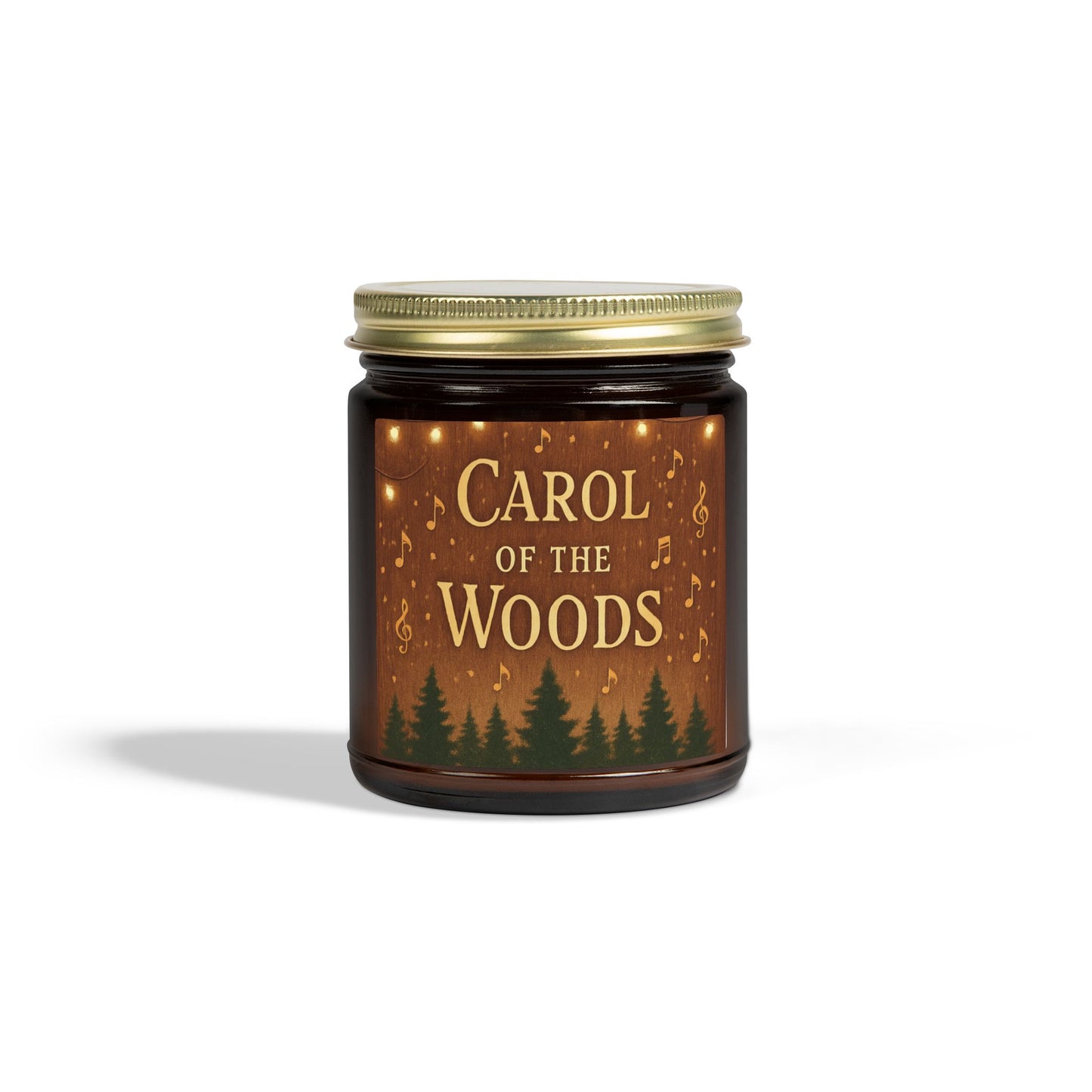 "Carol of the Woods" - Beechwood Scented Candle — Coconut Apricot Wax (4oz & 9oz)