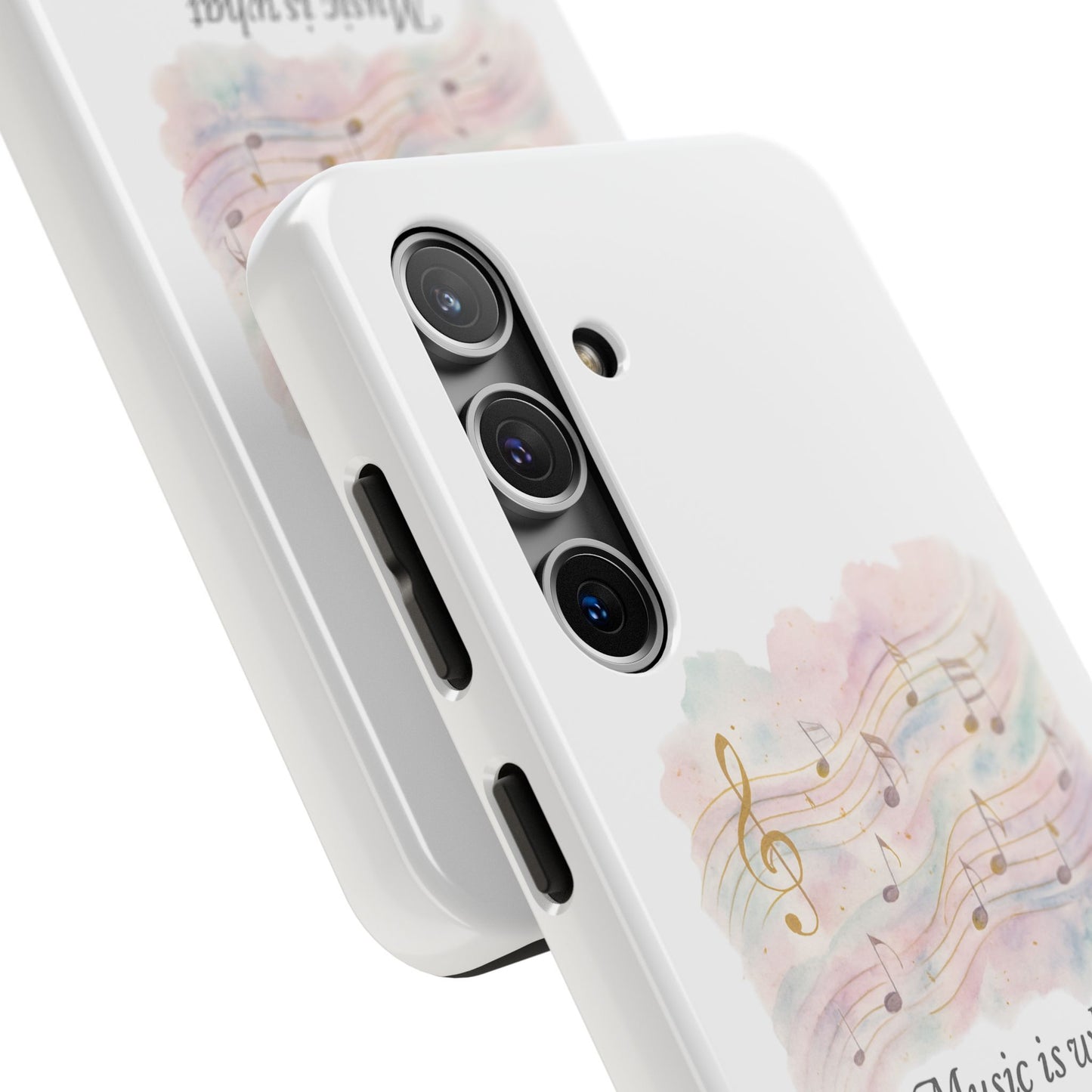 Music Quote Tough Phone Case — "Music is what feelings sound like"