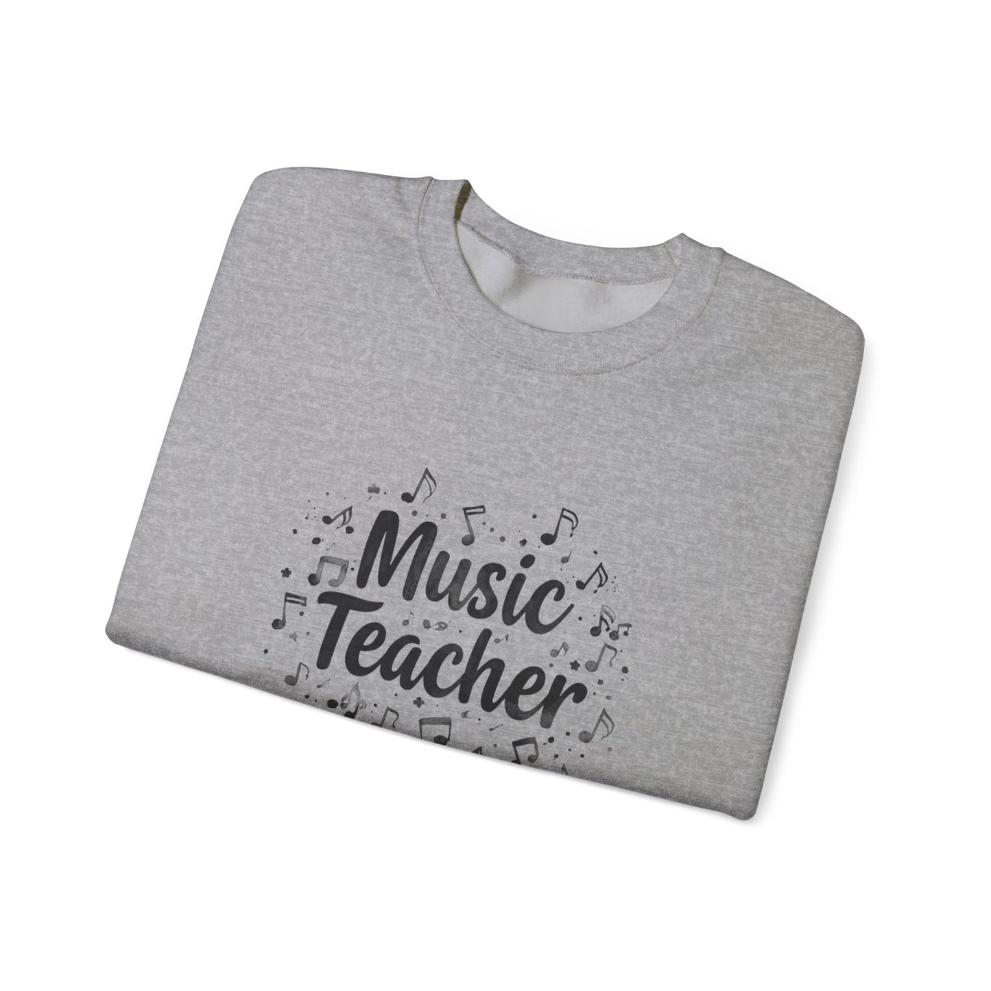 Music Teacher Sweatshirt — Musical Notes Crewneck for Educators